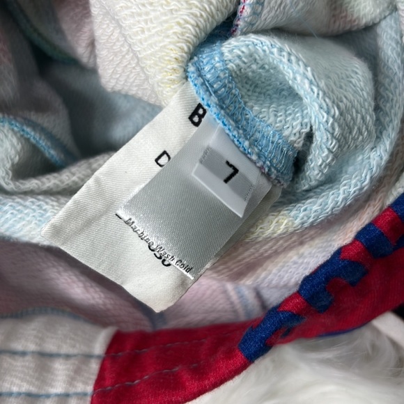 BRUCE GLEN BIG LOGO CROP JOGGERS SIZE 7 Measure 12” Waist X 19” inseam - Picture 5 of 9